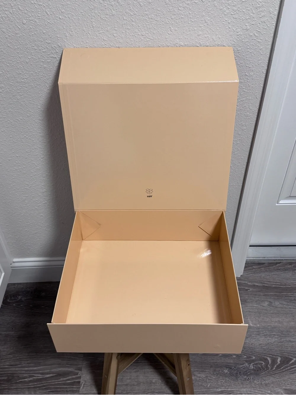 HAY Large Colour Storage Box Vanilla Neutral Magnetic Cardboard Minimalist Organ
